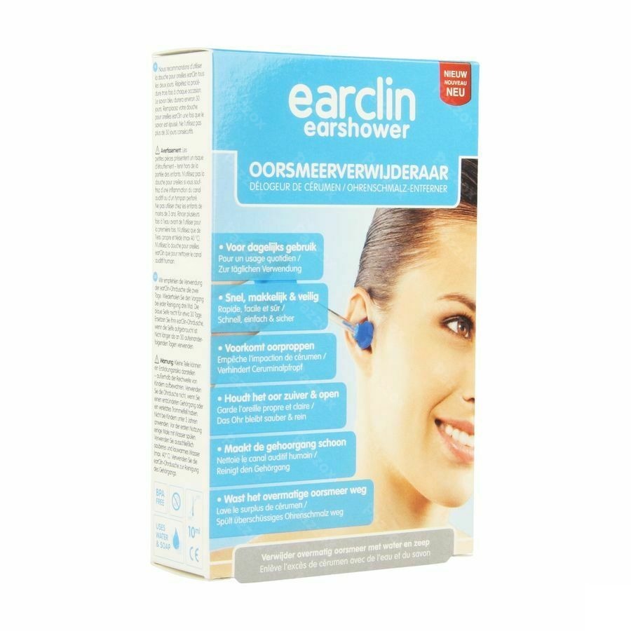 Earclin Earshower Volw. Oorsmeer Verwijd. Revogan