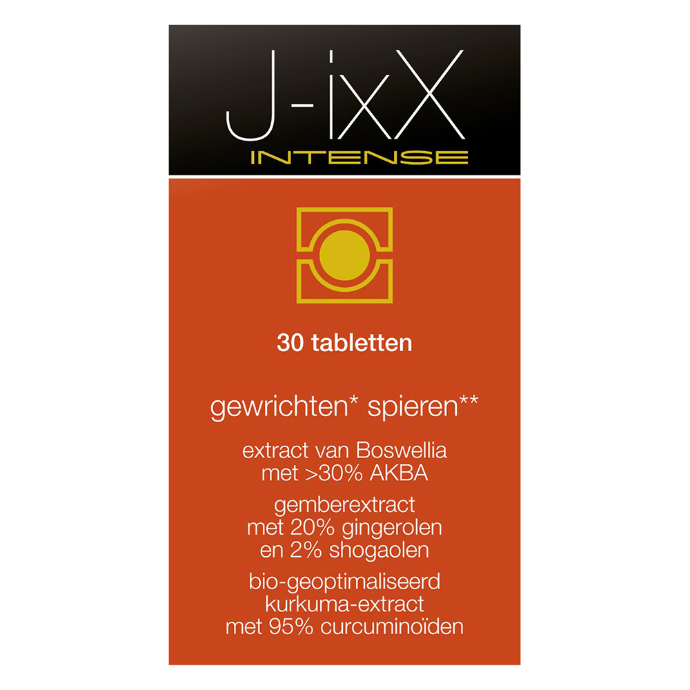 J-ixX Intense Voedingssupplement Spieren en Gewrichten 30 Tabletten afbeelding 1