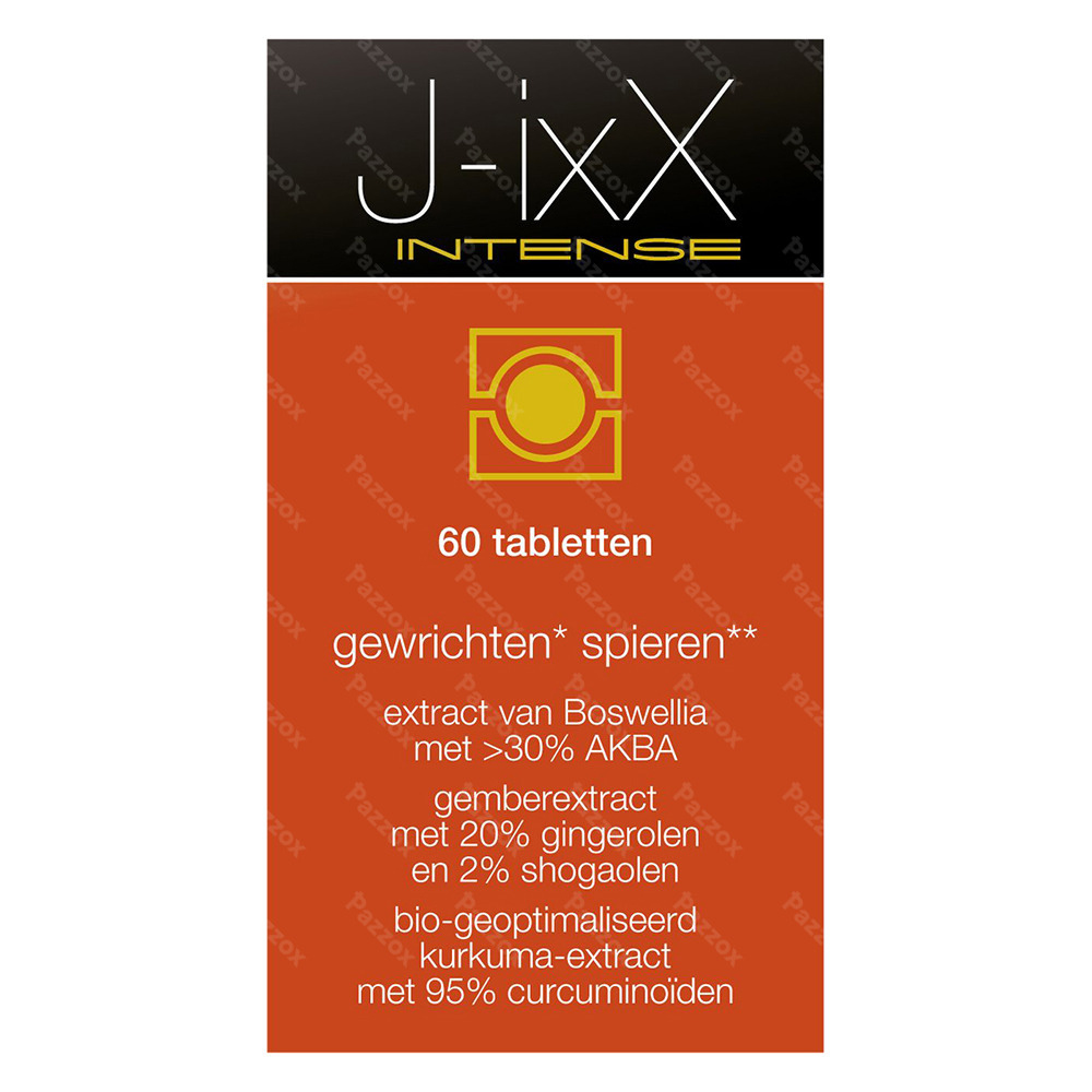 J-ixX Intense Voedingssupplement Spieren en Gewrichten 60 Tabletten
