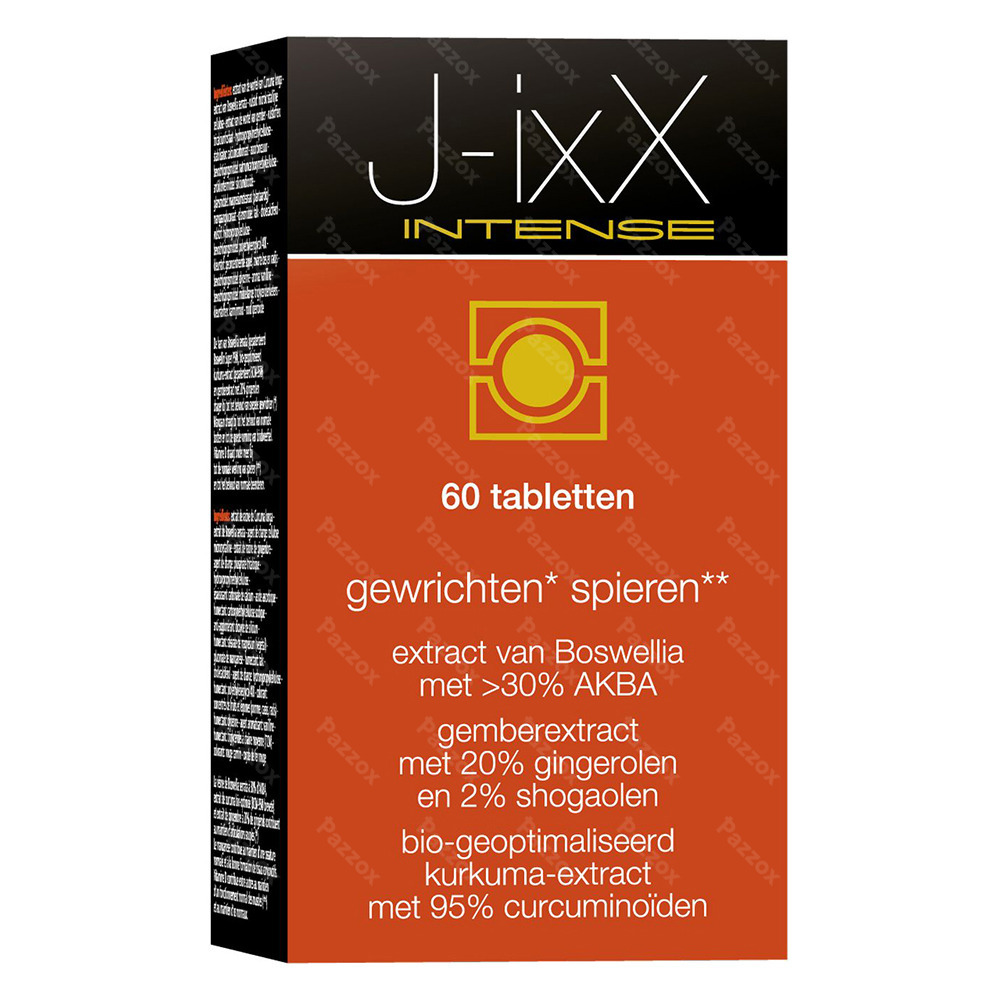 J-ixX Intense Voedingssupplement Spieren en Gewrichten 60 Tabletten