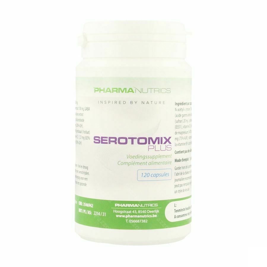 Serotomix Plus V-caps 120 Pharmanutrics