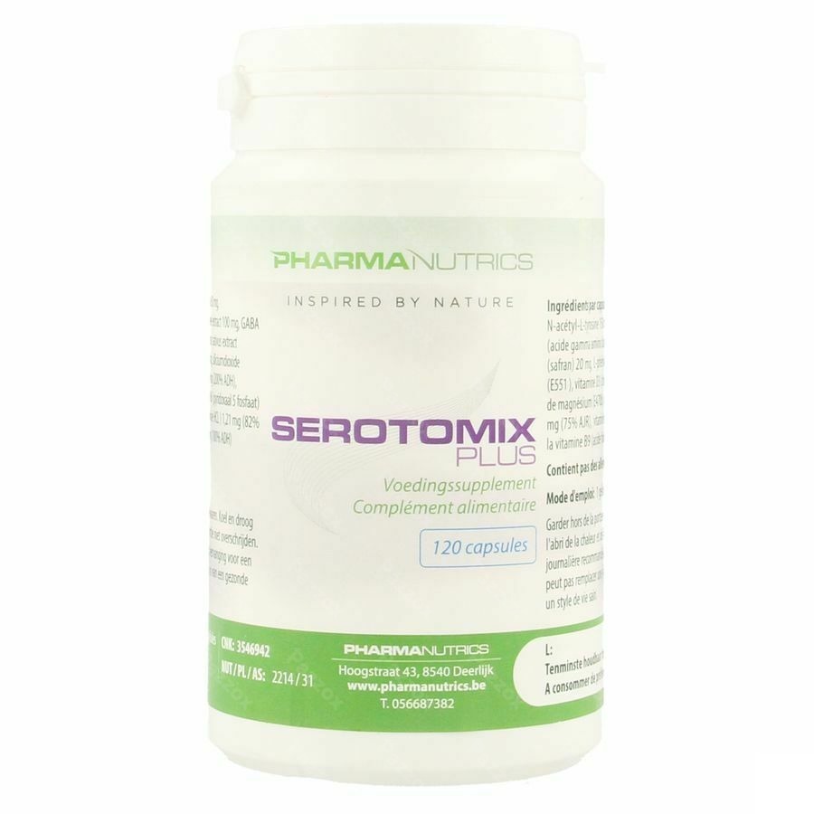 Serotomix Plus V-caps 120 Pharmanutrics