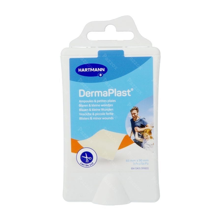 DermaPlast Effect te snijden 65 x 90mm 3 Stuks