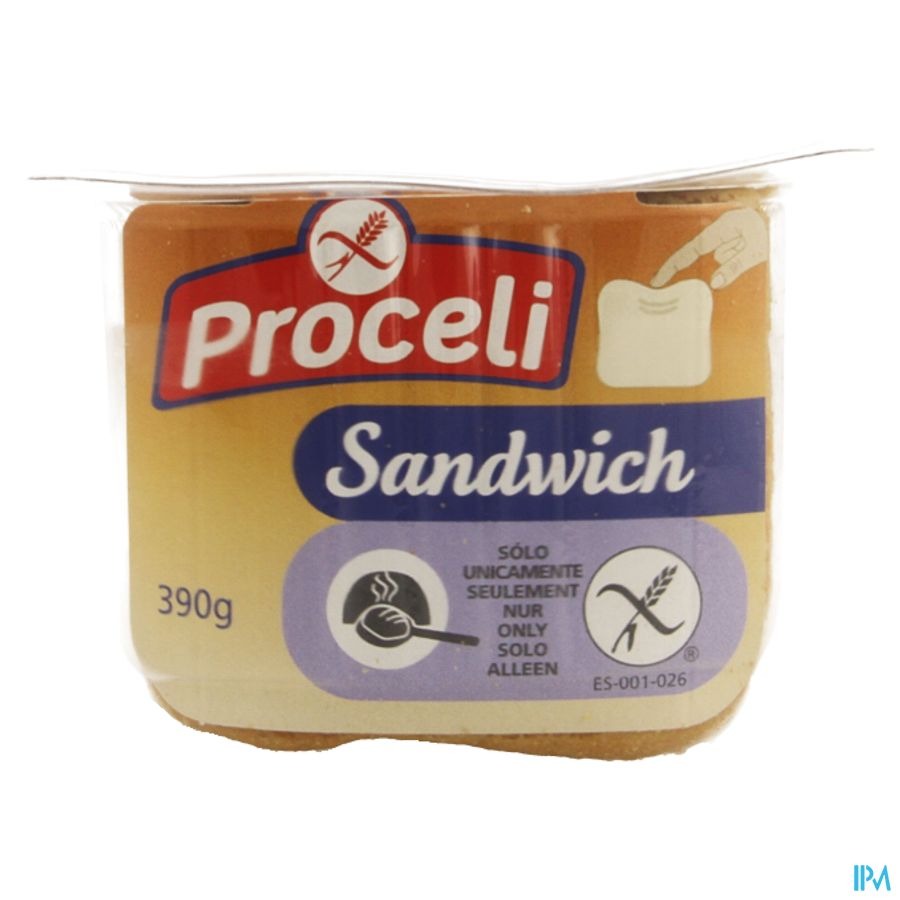 Proceli Sandwich Brood Rte Nf 390g 4153 Revogan