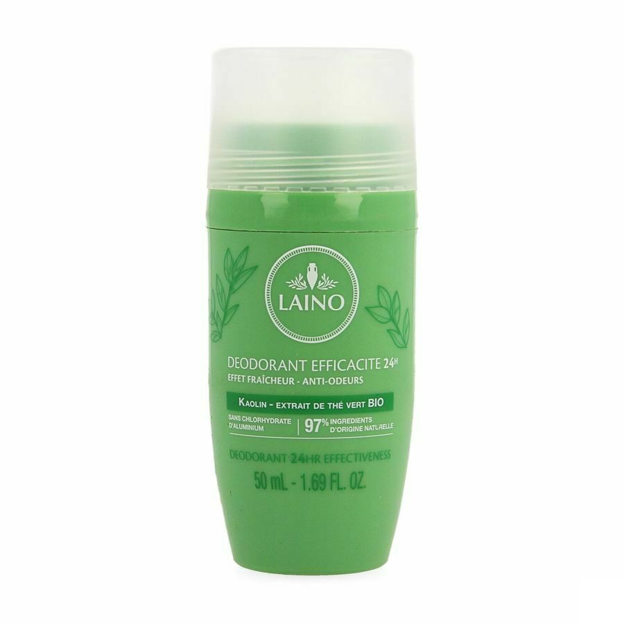Laino Deodorant 24u Groene Thee Bio Roll On 50ml