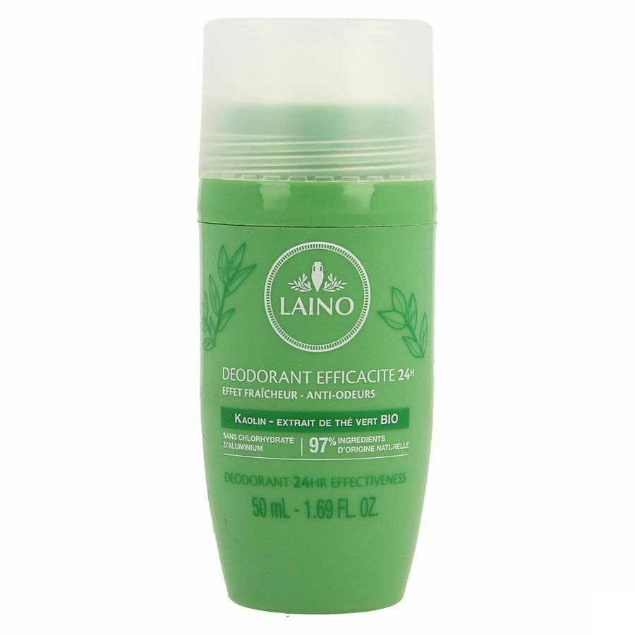 Laino Deodorant 24u Groene Thee Bio Roll On 50ml