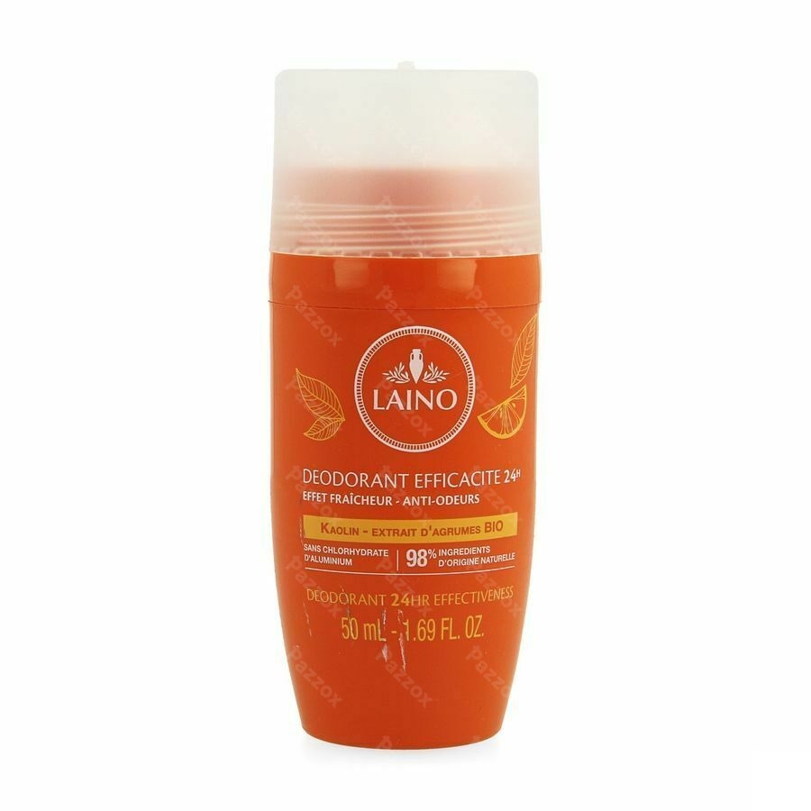 Laino Deodorant 24u Agrume Bio Roll On 50ml