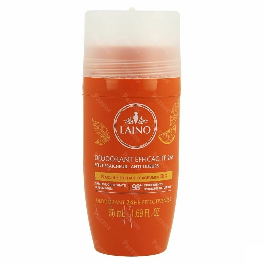 Laino Deodorant 24u Agrume Bio Roll On 50ml