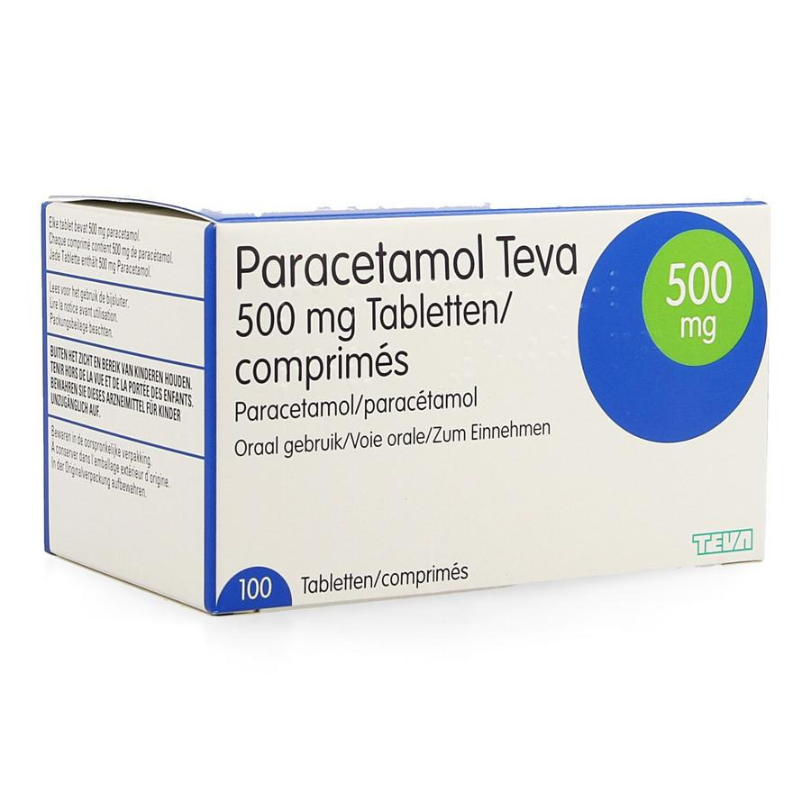 Paracetamol Teva Nf Tabl 100 500mg kopen - Pazzox