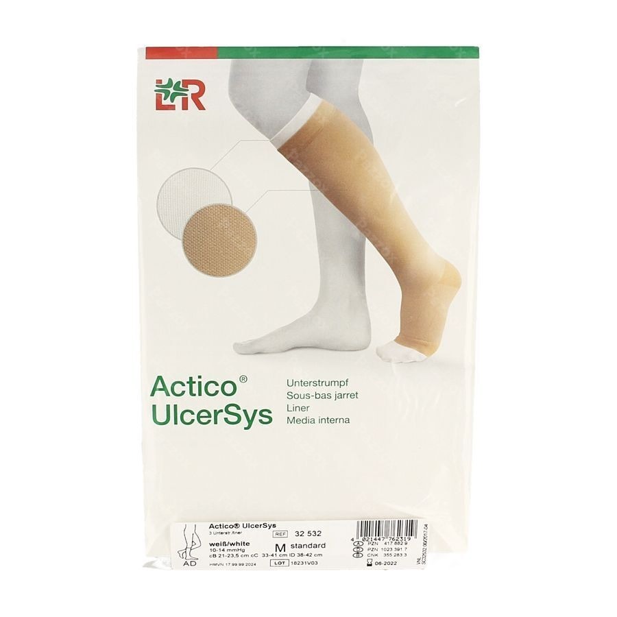 Actico Ulcersys Liner Wit M /3
