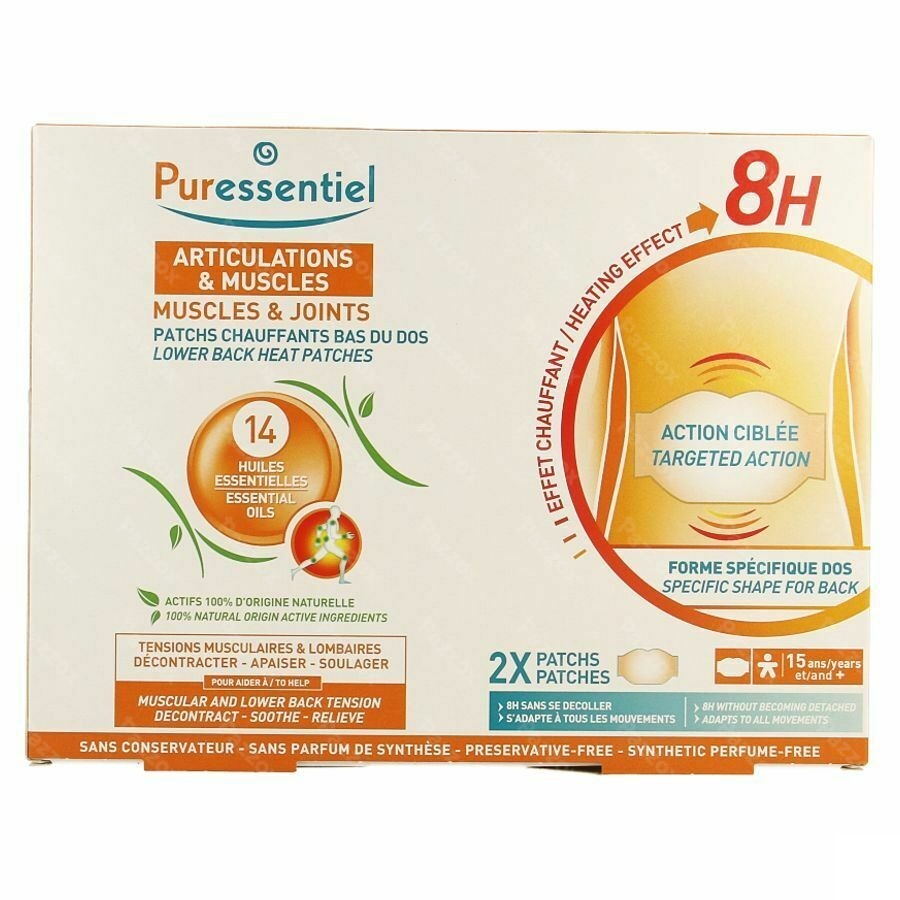 Puressentiel Gewrichten Spier Patch Verwarm.lumb.2