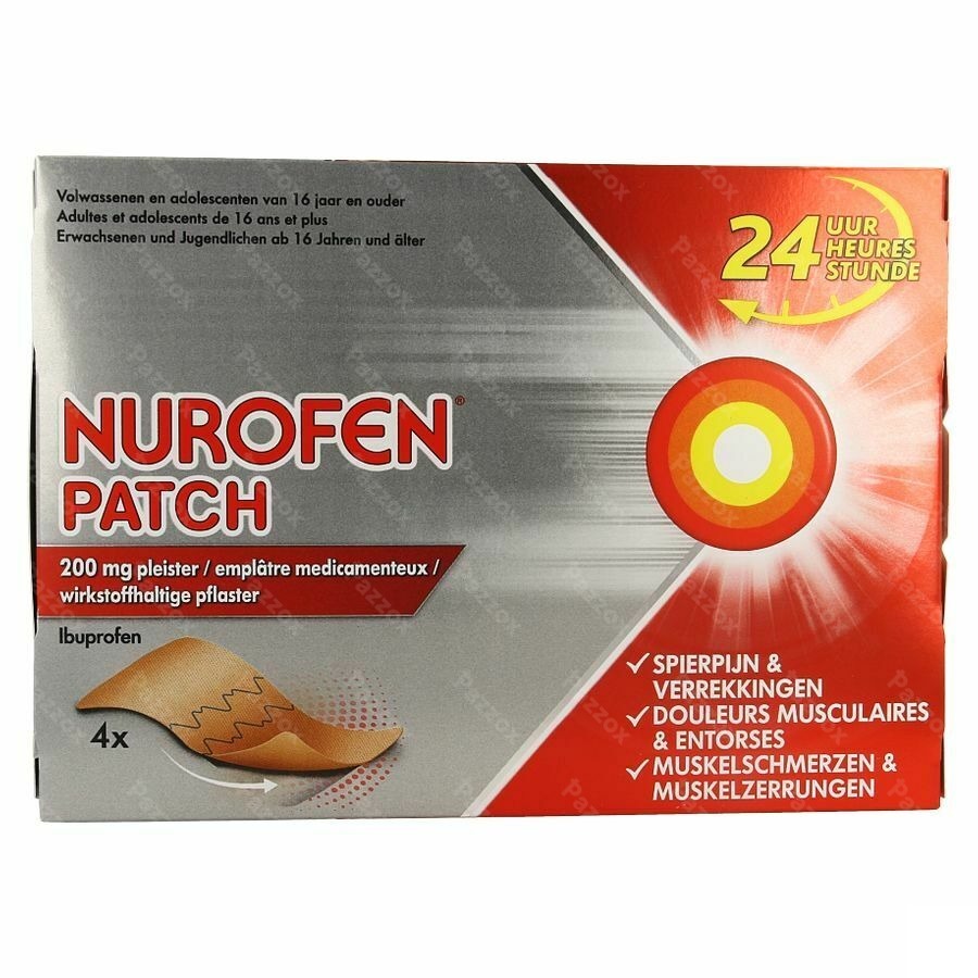 Nurofen Patch 200mg 4 Pleisters