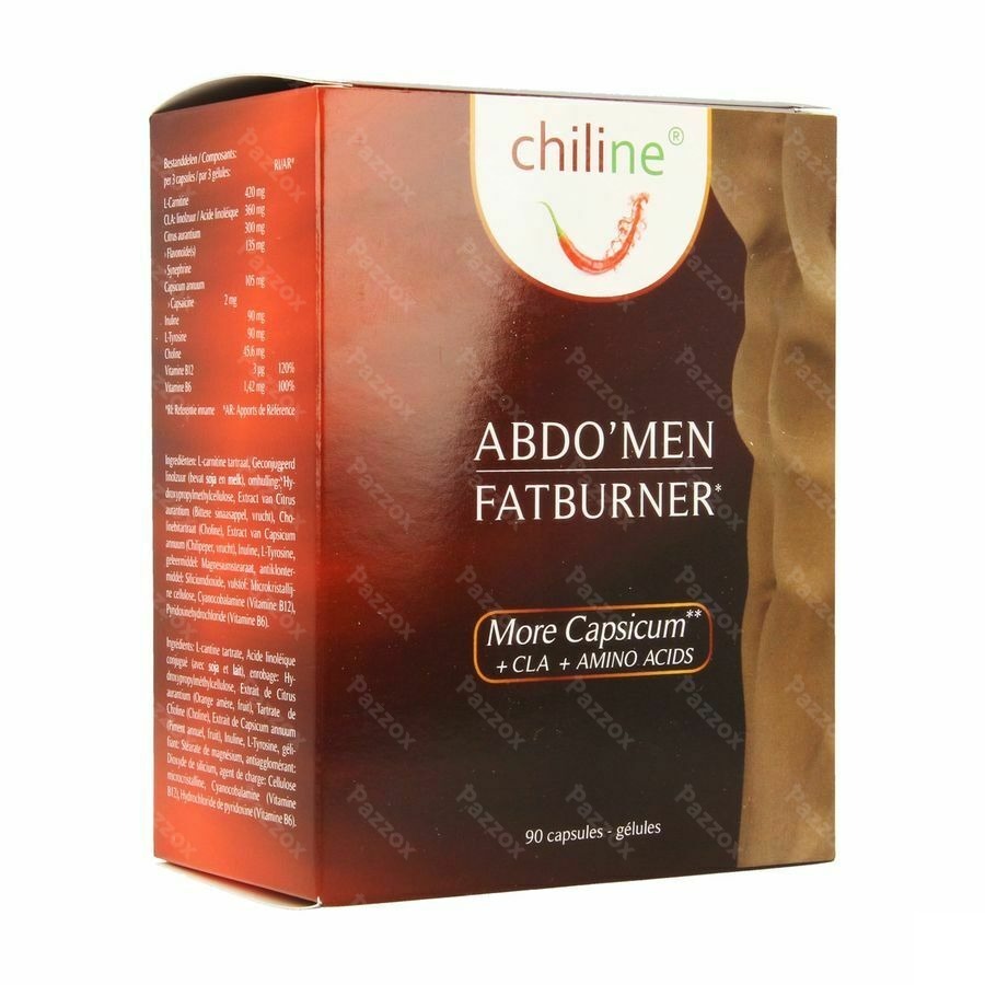 Chiline Fatburner Abdo Men Caps 90