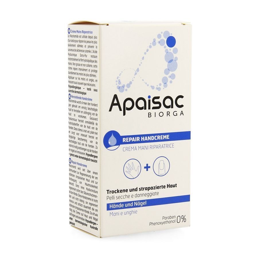 Apaisac Biorga Handcreme Herstellend Tube 50ml