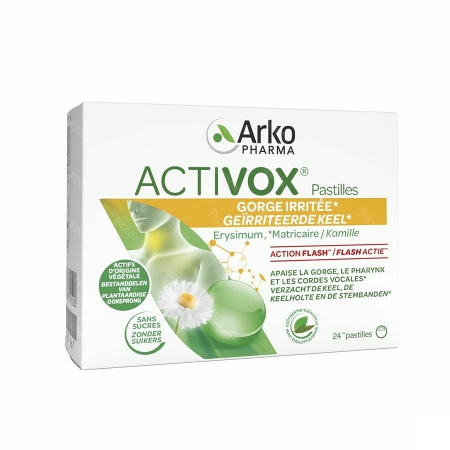 Activox Verzachtend Keel Munt-eucalyptus Past 24
