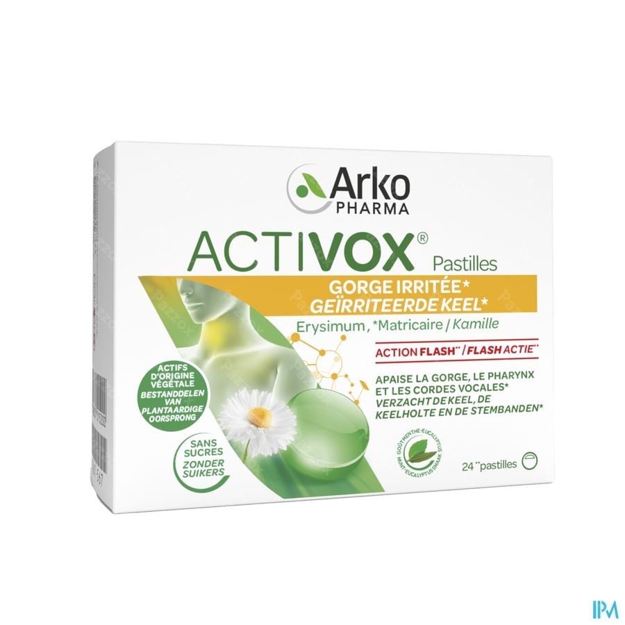 Activox Verzachtend Keel Munt-eucalyptus Past 24