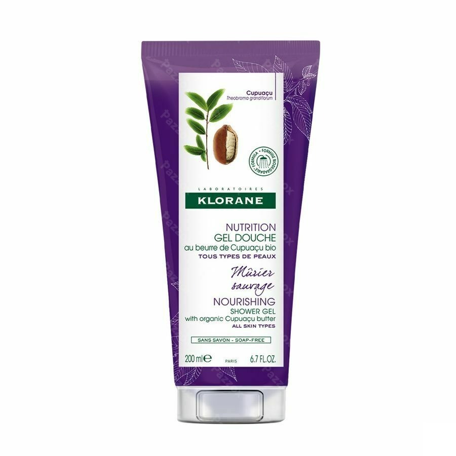 Klorane Lichaam Douchegel Moerbei Wild 200ml