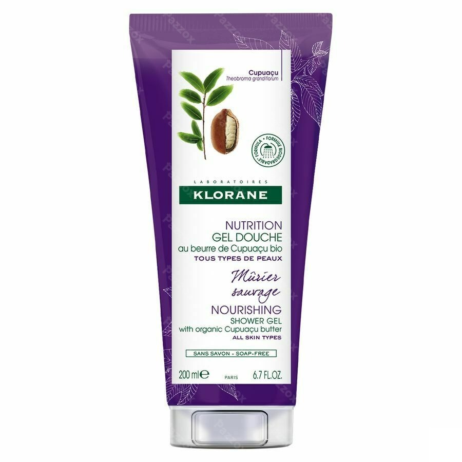 Klorane Lichaam Douchegel Moerbei Wild 200ml