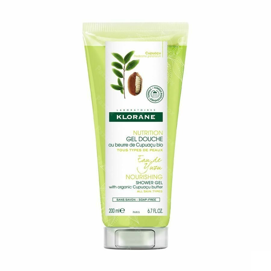 Klorane Lichaam Douchegel Yuzuwater 200ml