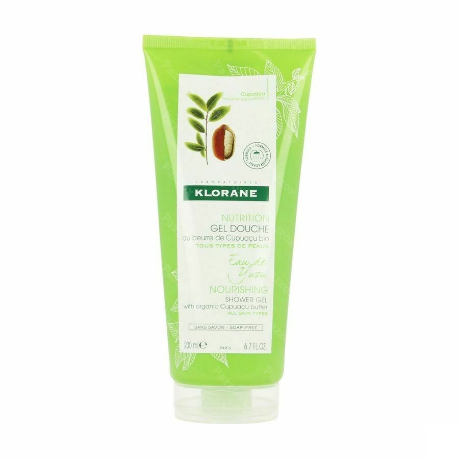 Klorane Lichaam Douchegel Yuzuwater 200ml