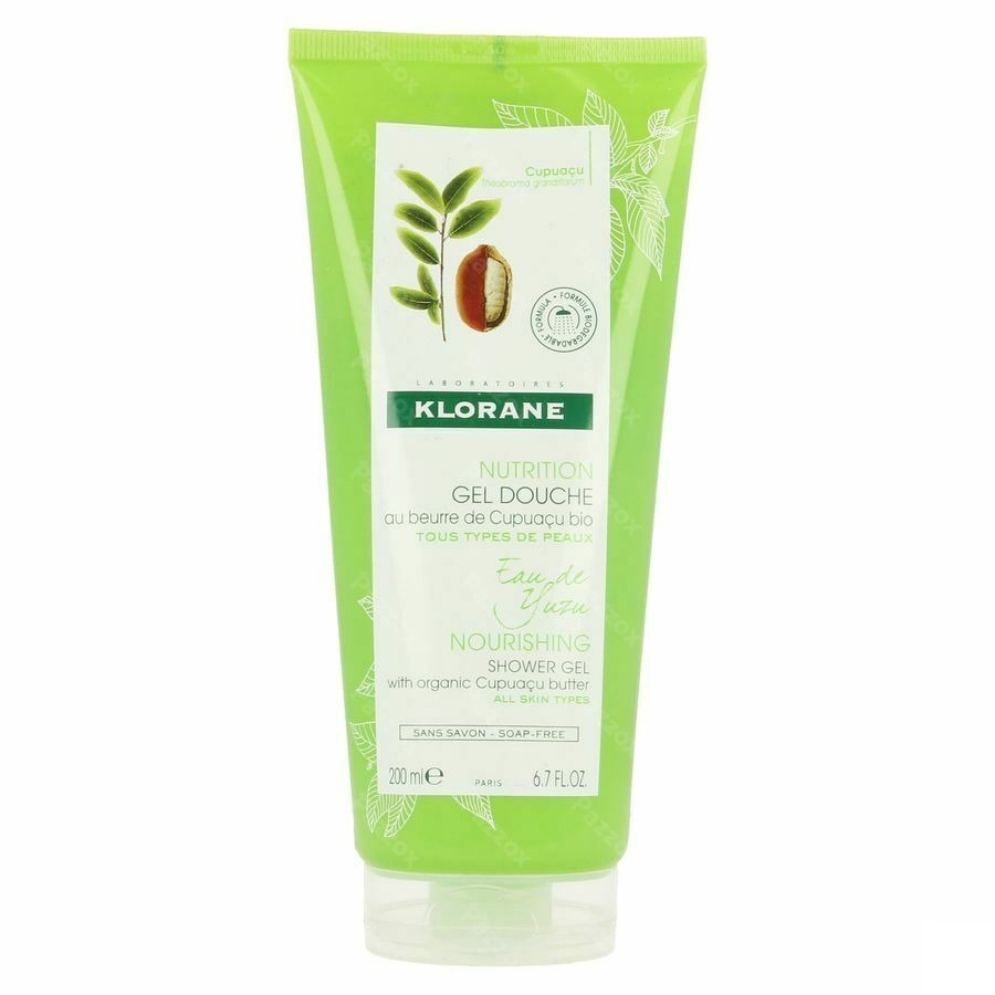 Klorane Lichaam Douchegel Yuzuwater 200ml