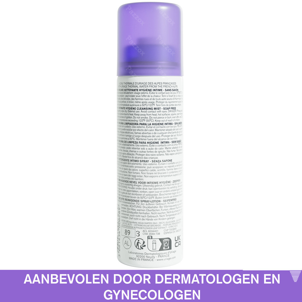 Uriage Gyn-Phy Intieme Reinigingsspray 50ml