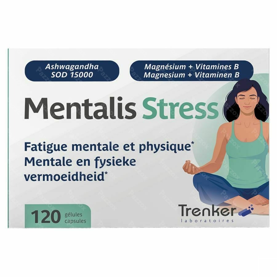 Mentalis Stress Fysieke En Mentale Vermoeidheid 120 Capsules