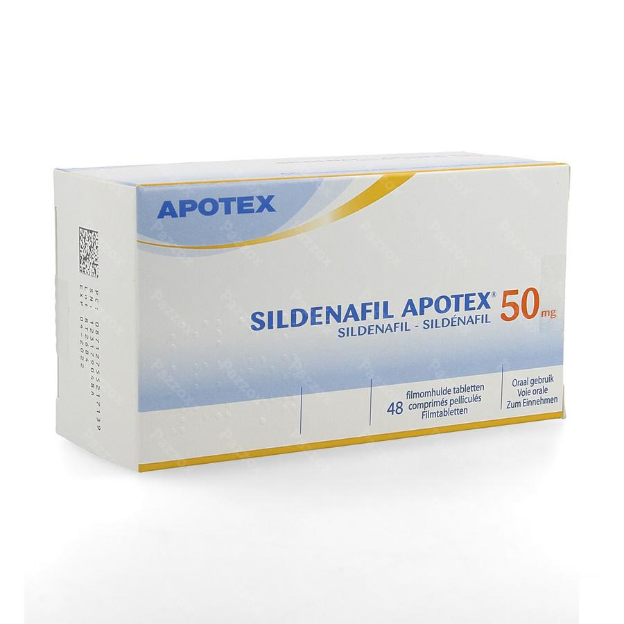 Sildenafil Apotex 48 Tabl 50 Mg