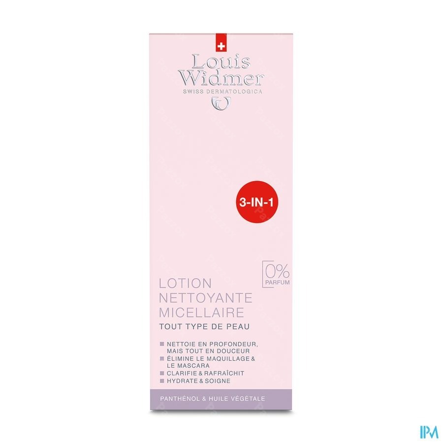 Louis Widmer Micellaire Reinigingslotion Zonder Parfum 200ml