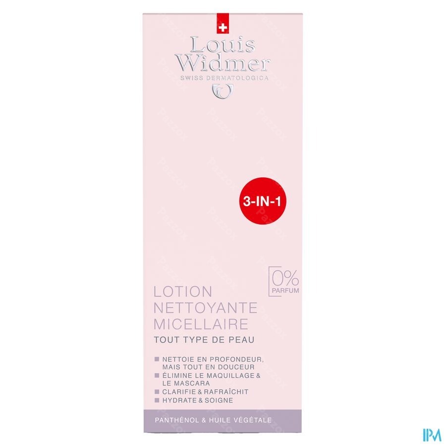 Louis Widmer Micellaire Reinigingslotion Zonder Parfum 200ml