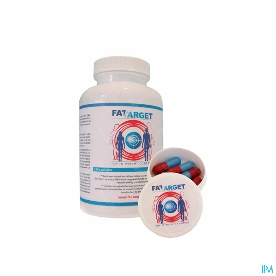 Fat Target Voedingssupplement Vetverbranding 180 Capsules