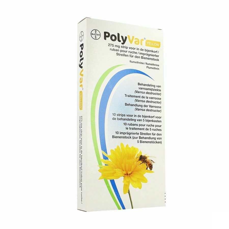 Polyvar Yellow 275mg Strip Bijenkorf 10