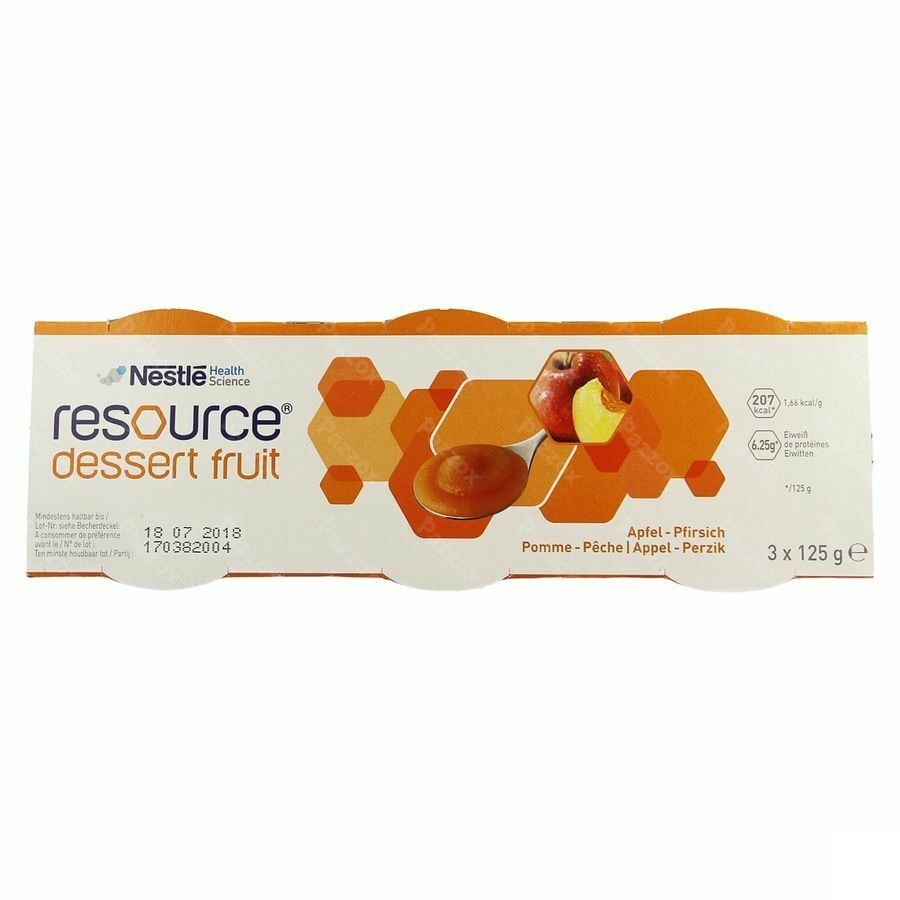 Resource Dessert Fruit Appel-perz. 3x125g 12332842