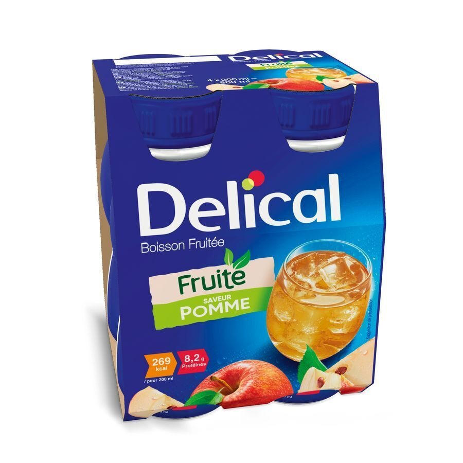 Delical Vruchtendrank Appel 4x200ml