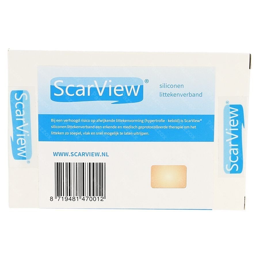 Scarview Elastic Silicone 5,0x 7,5cm 2 Scarv01