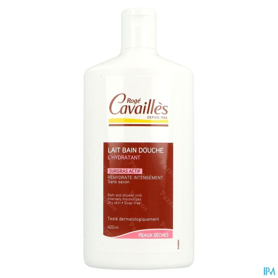 Roge Cavailles Bad-douchemelk Droge Huid 400ml