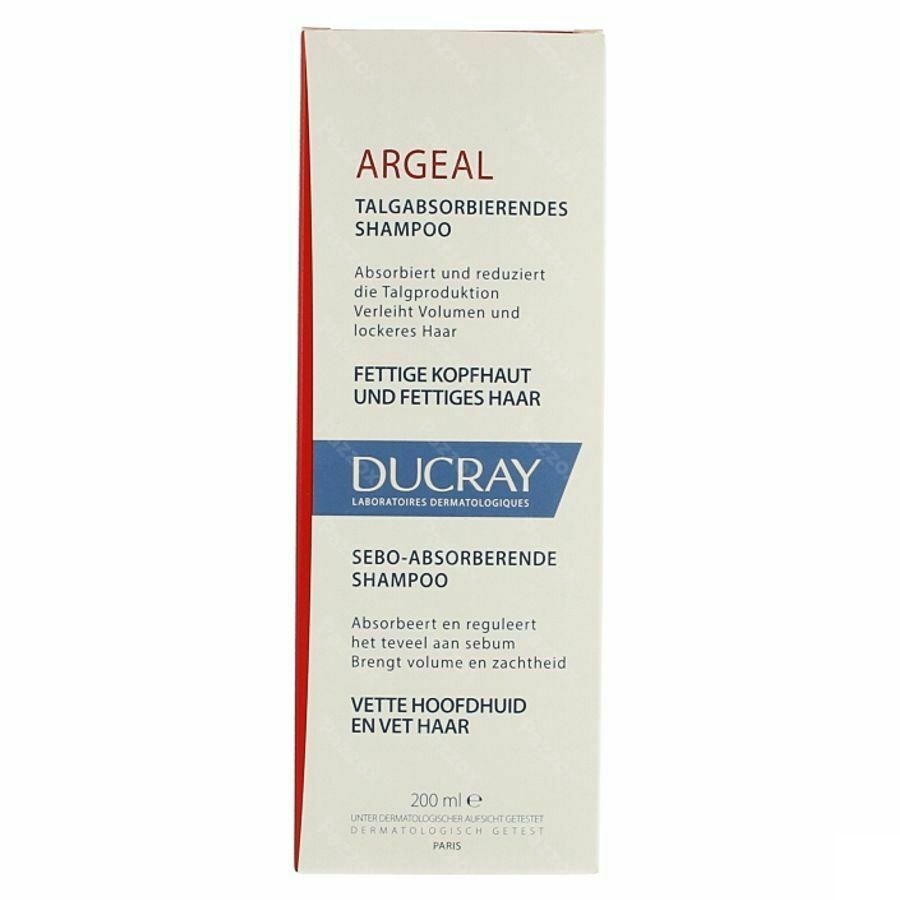 Ducray Argeal Talgregulerende Shampoo Vet Haar 200ml