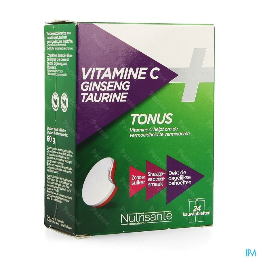 Vitamine C Ginseng Taurine Comp 2x12