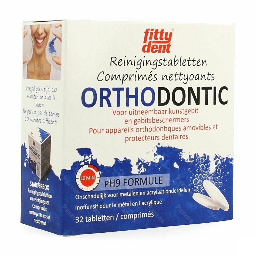 Fittydent Orthodontic Reiniging Bruistabl 32