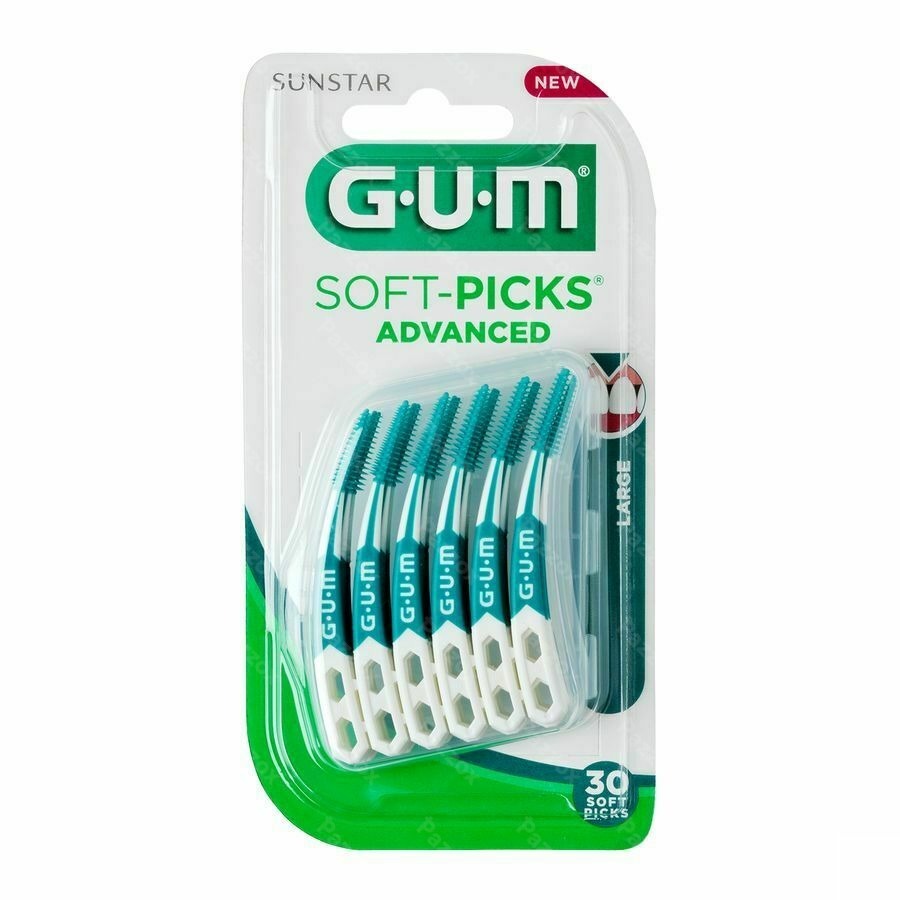 Gum Softpicks Borstel Interdent. Ad. Large 30 651m