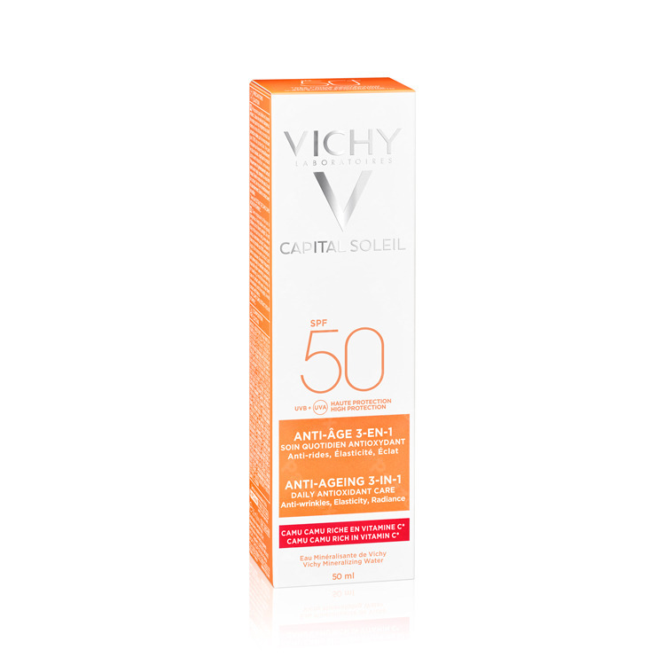 Vichy Capital Soleil Anti-Aging 3-in-1 Antioxidante Verzorging SPF 50+ 50ml