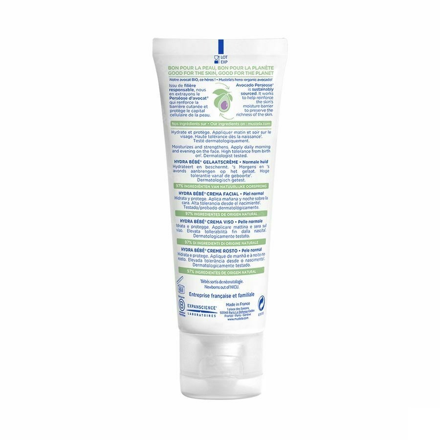 Mustela Baby Hydra Gelaatscreme Nf Tube 40ml