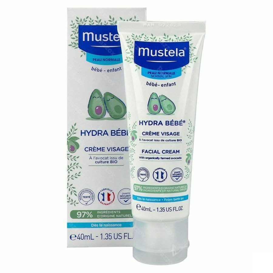 Mustela Baby Hydra Gelaatscreme Nf Tube 40ml