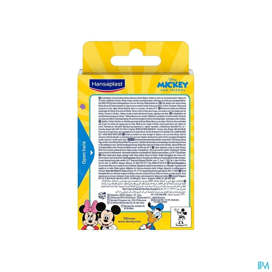 Hansaplast Pleister Mickey & Friends Strips 20