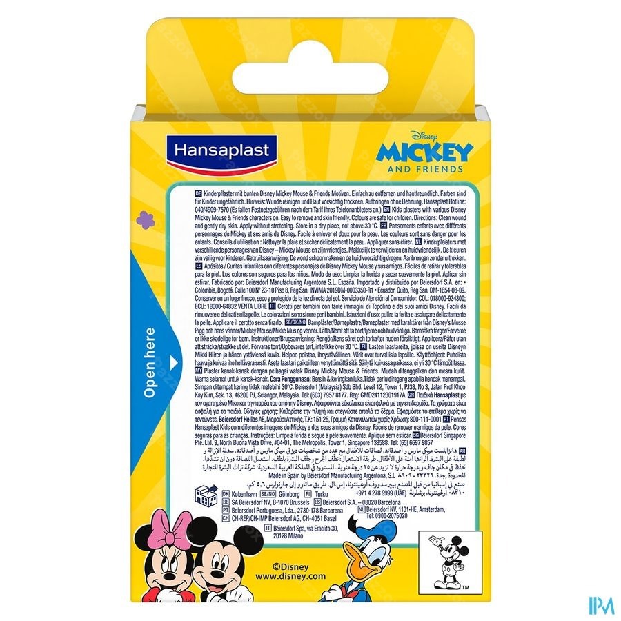 Hansaplast Pleister Mickey & Friends Strips 20