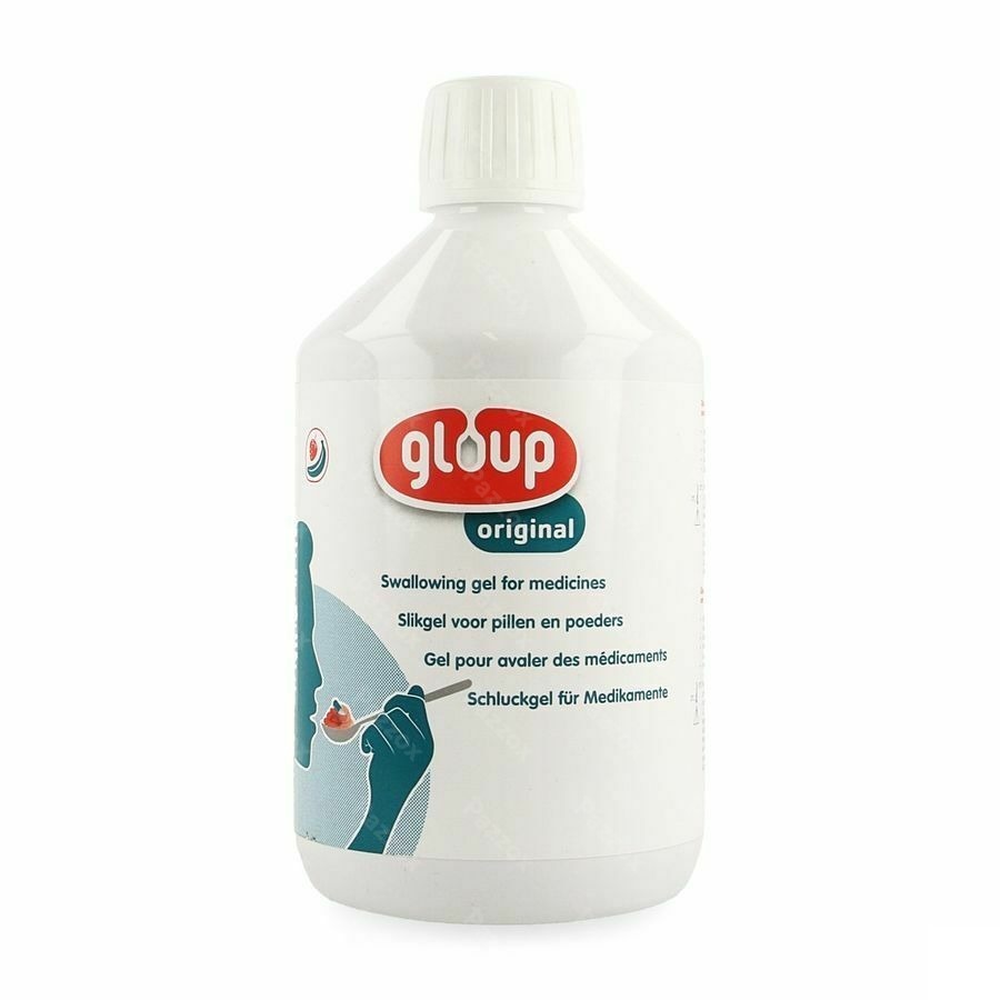 Gloup Original Aardbei Banaan Slikgel 500ml