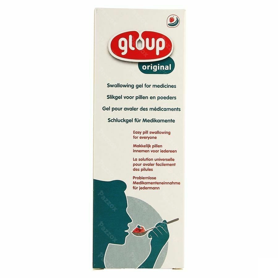 Gloup Original Strawberry Banana Tube 150ml