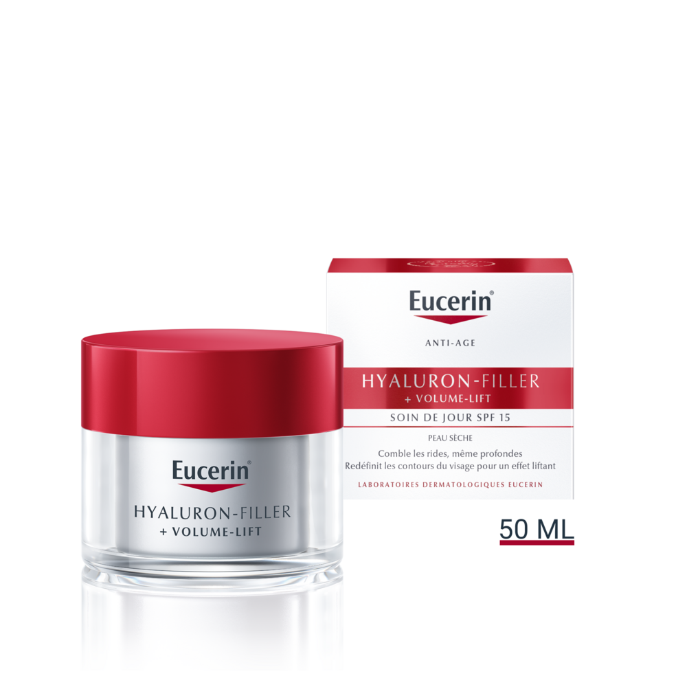 Eucerin Hyaluron-Filler + Volume-lift Dagcrème Anti-Age en Rimpels Droge Huid SPF 15 50ml