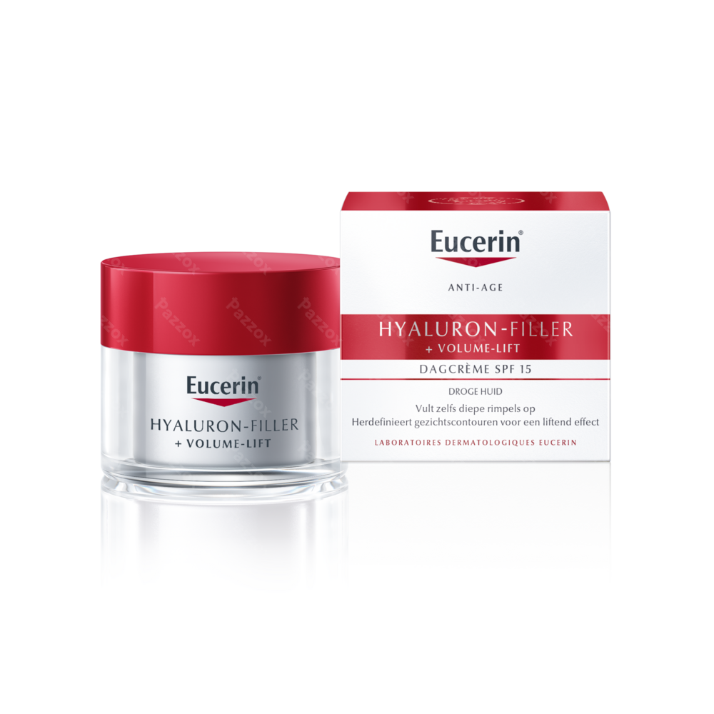 Eucerin Hyaluron-Filler + Volume-lift Dagcrème Anti-Age en Rimpels Droge Huid SPF 15 50ml