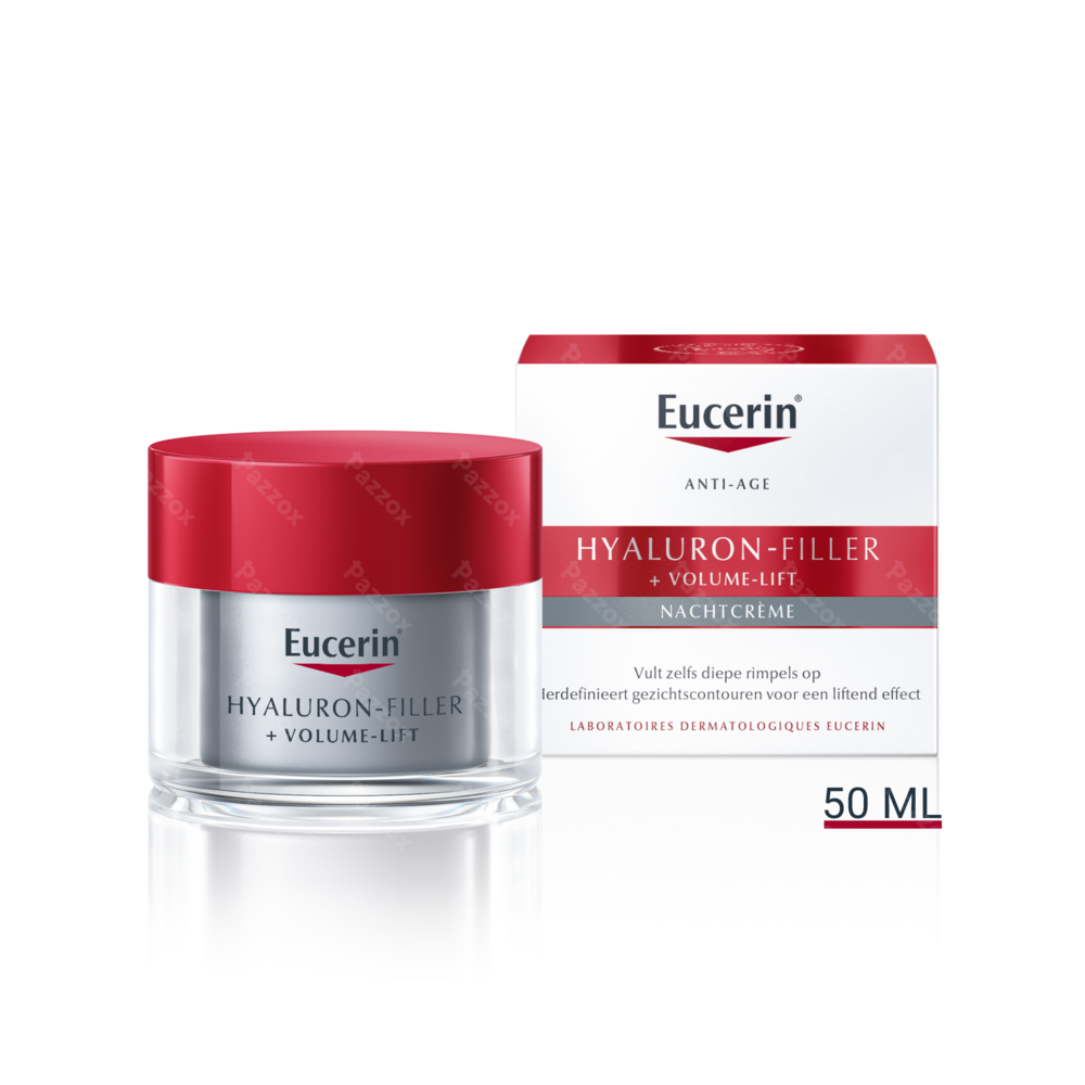 Eucerin Hyaluron-Filler + Volume Lift Nachtcrème Anti-Age en Rimpels 50ml